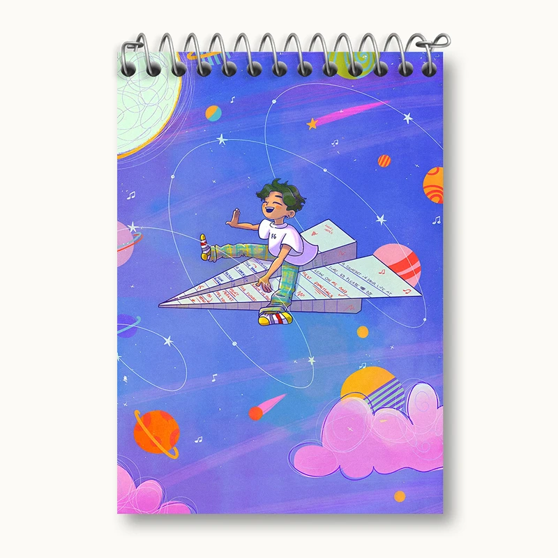 دفتر یادداشت 50 برگ خندالو طرح پسرانه کد N4809