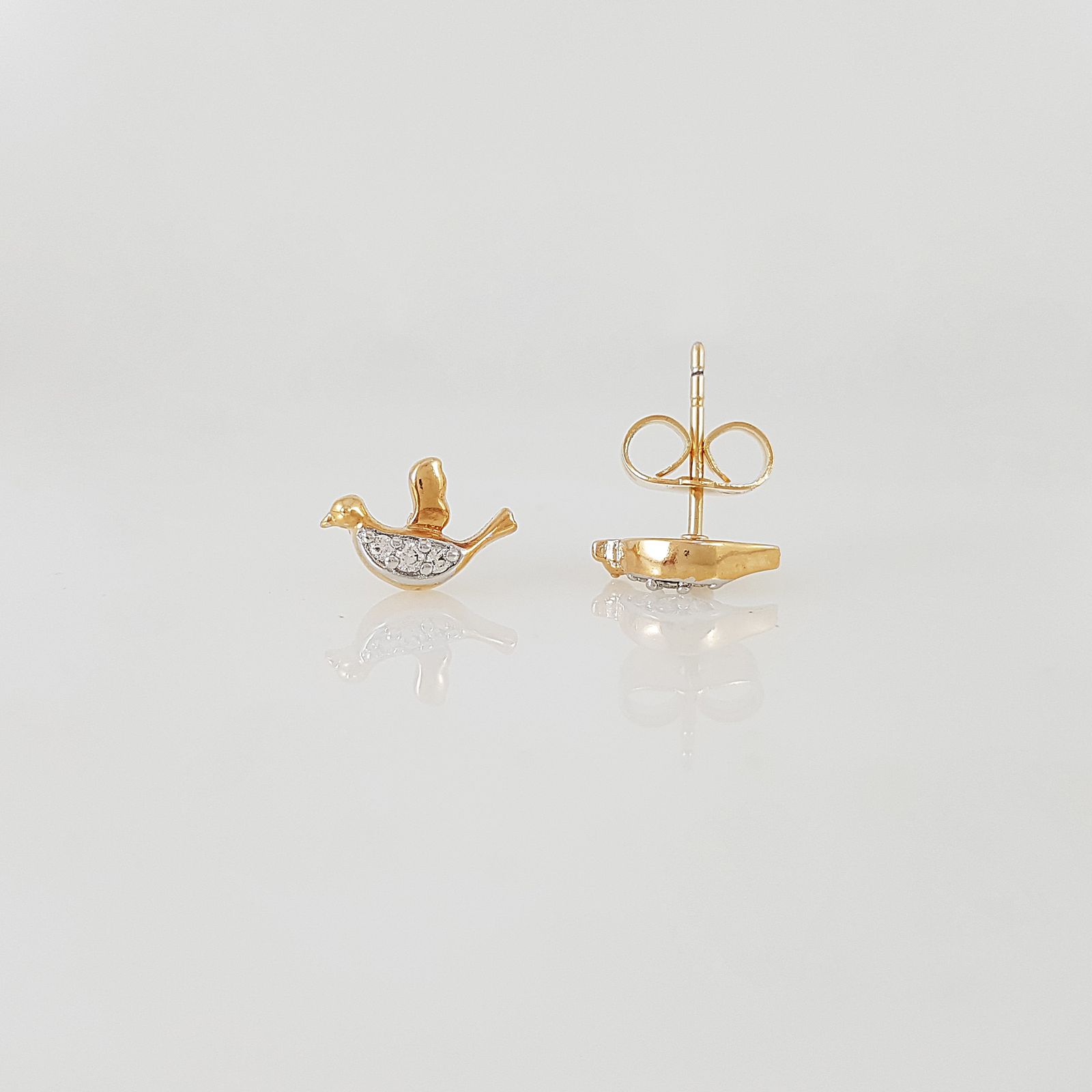 گوشواره زنانه ژوپینگ مدل پرنده - - 3