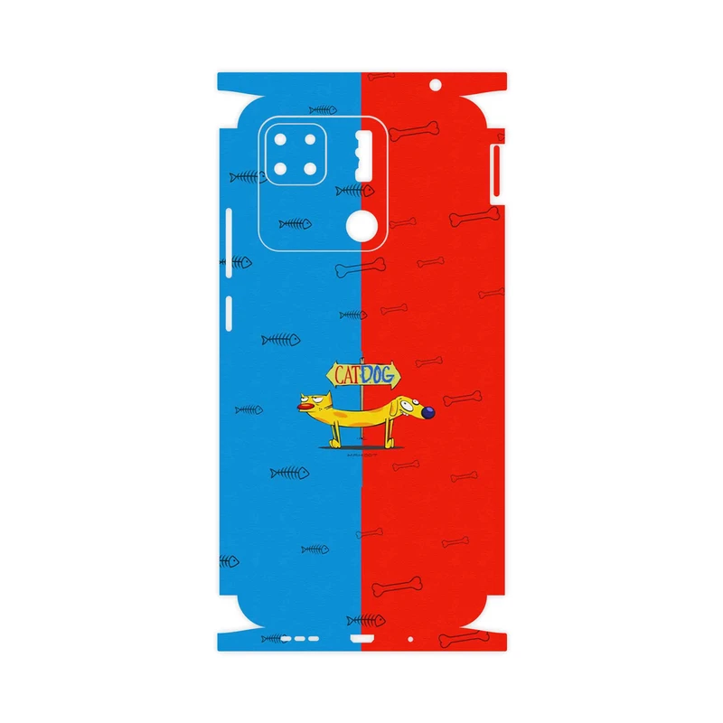 برچسب پوششی ماهوت مدل CatDog-FullSkin مناسب برای گوشی موبایل شیائومی Redmi 10A