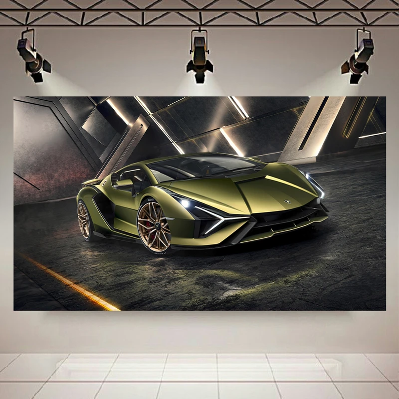 تابلو بوم طرح ماشین مدل لامبورگینی Sian کد AR3020