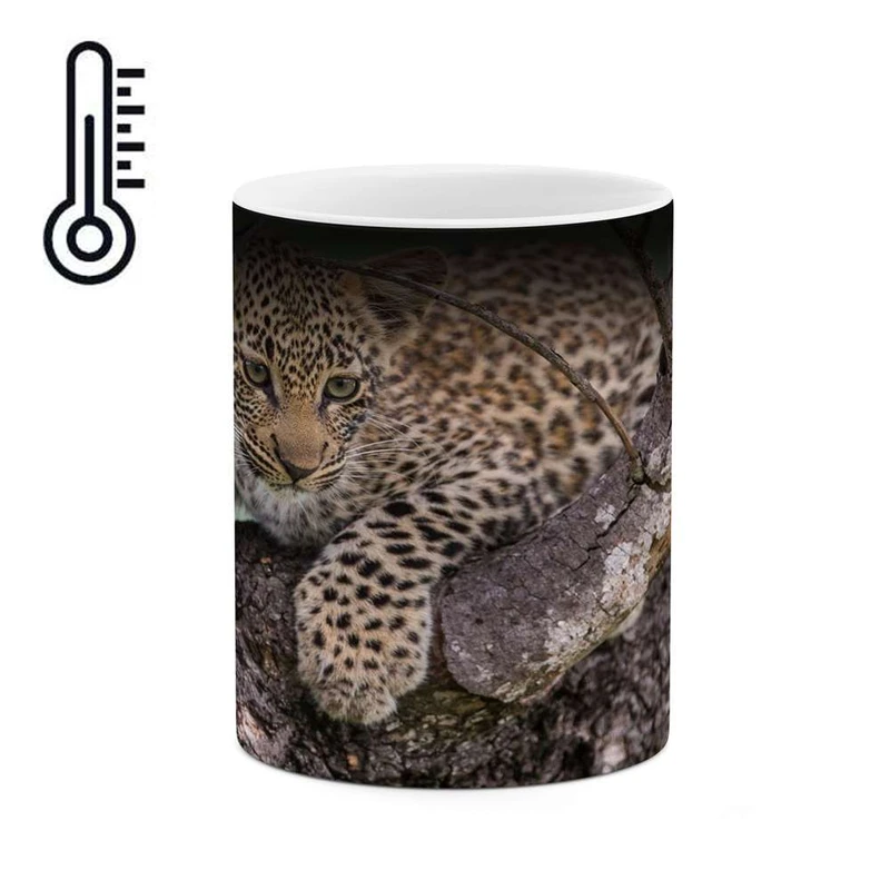 ماگ حرارتی کاکتی مدل پلنگ کد mgh16436