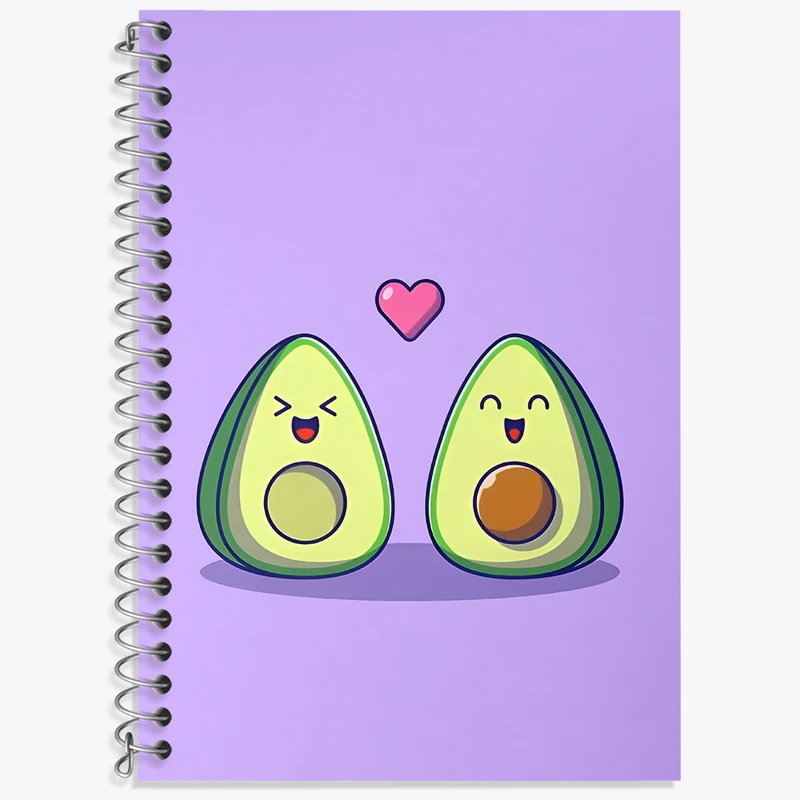 دفتر لغت 50 برگ خندالو طرح آووکادو بامزه کد N5061