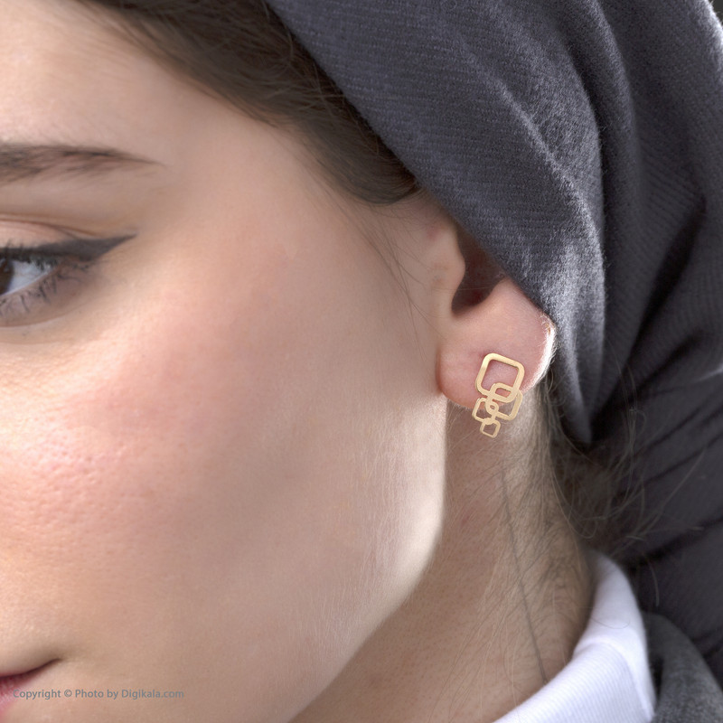 گوشواره طلا 18 عیار ماهک مدل ME0690