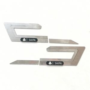 قاب روی در و گلگیر نیرواناتیون طرح استیل مدل 01 مناسب برای کوییک و ساینا مجموعه 4 عددی