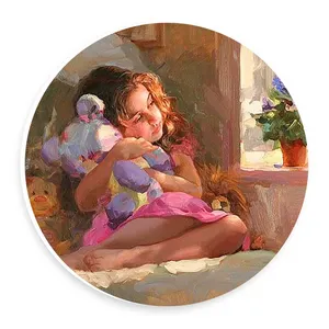  دیوارکوب طرح دختر و عروسک مدل wtb665