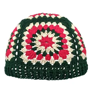 کلاه دستبافت زنانه مدل موتیفی کد 0111547