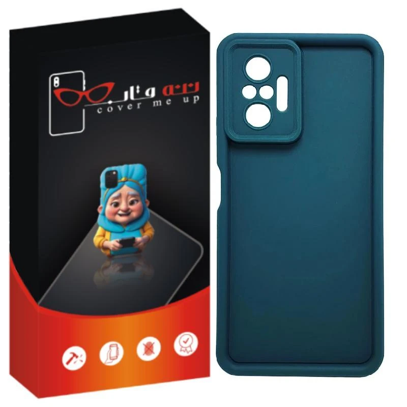 کاور ننه قاب مدل سیلیکونی سولید مناسب برای گوشی موبایل شیائومی Redmi Note 10 Pro / Redmi Note 10 Pro Max