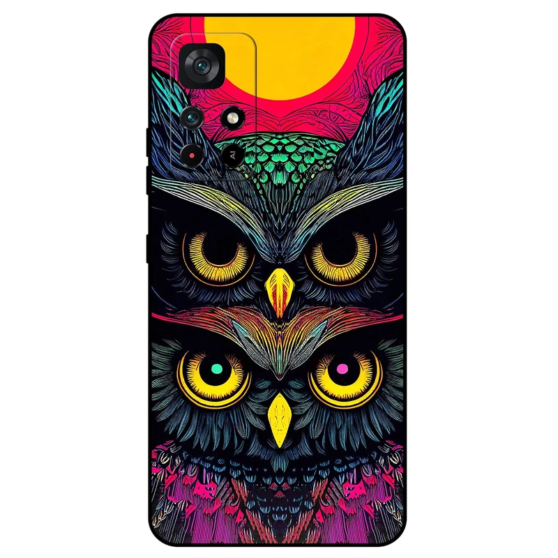 کاور مگافون طرح جغد مدل 1904 مناسب برای گوشی موبایل شیائومی Poco M4 Pro 5G