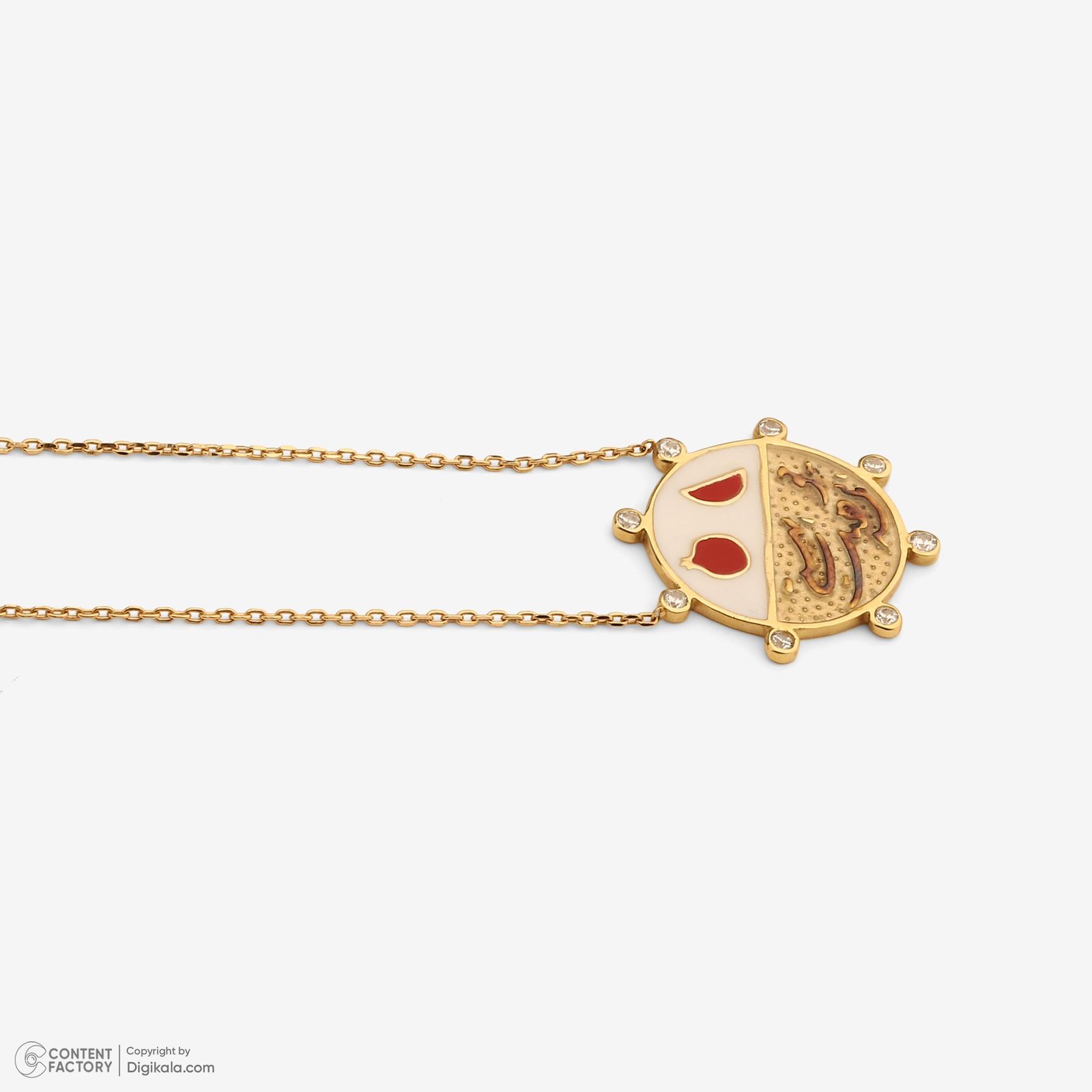 گردنبند طلا 18 عیار زنانه با زنجیر حلقهای (فلامینگو) وی گالری مدل na7300 -  - 9