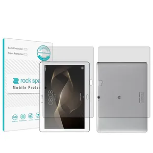 Rockspace HyGEL transparent screen protector suitable for Huawei Mediapad M2 10.0 along with phone back protector