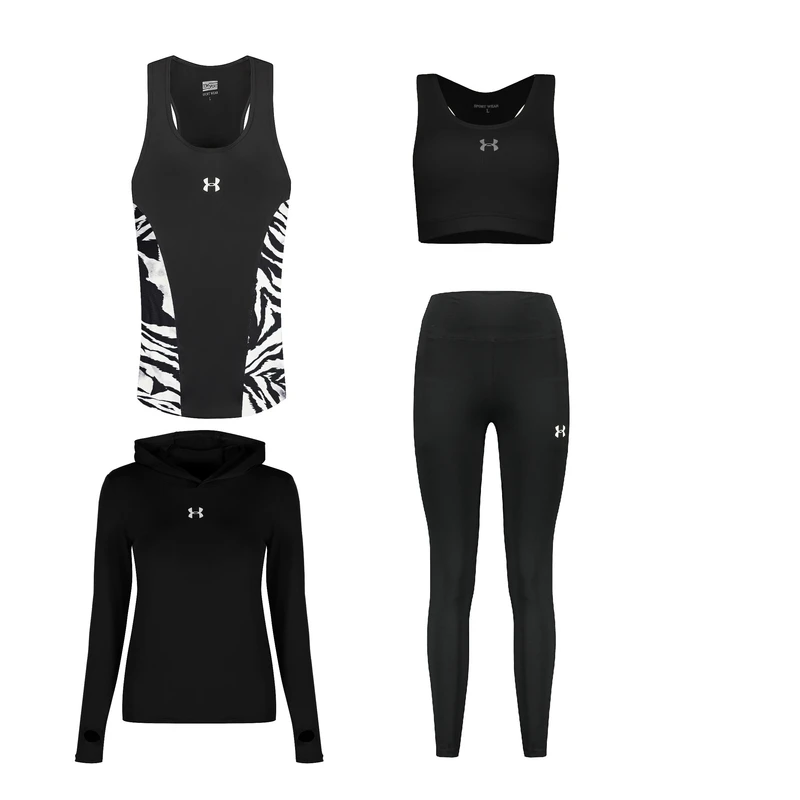 ست چهار تکه لباس ورزشی زنانه مدل 1801-8101-4104-176