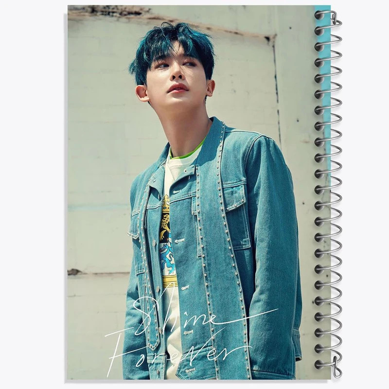 دفتر مشق 50 برگ خندالو مدل ونهو گروه مانستا اکس MONSTA X  کد 12249