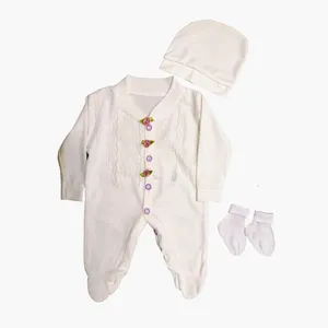 ست 3 تکه لباس نوزادی مدل گلدار