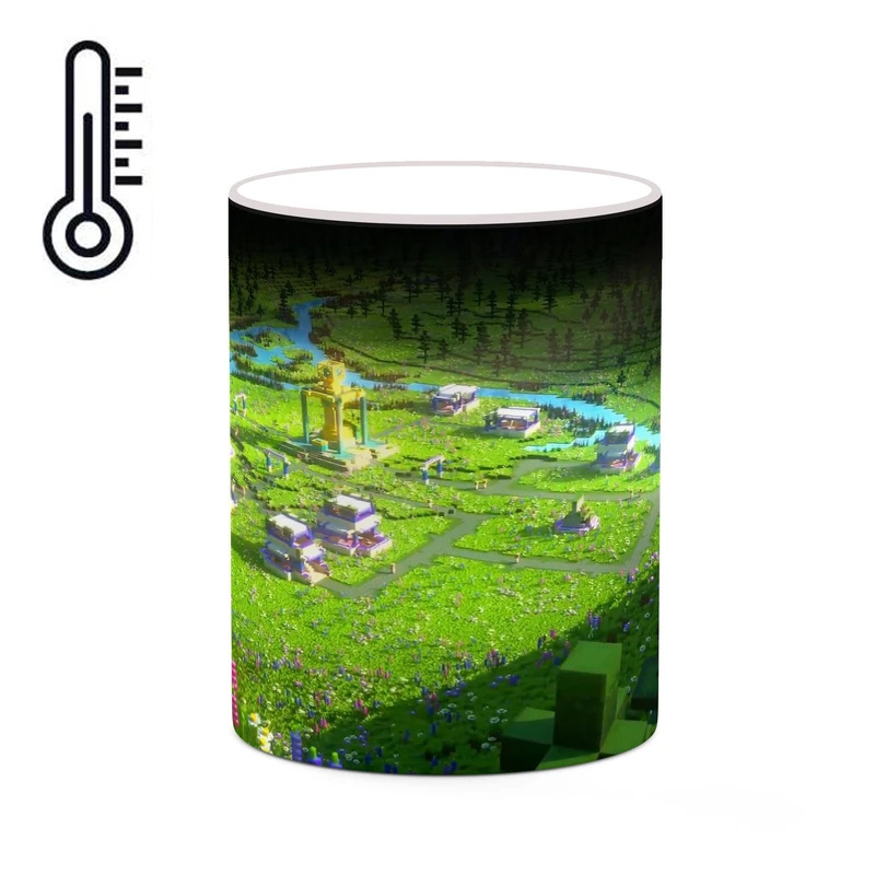 ماگ حرارتی کاکتی طرح ماینکرافت minecraft مدل mgh41219