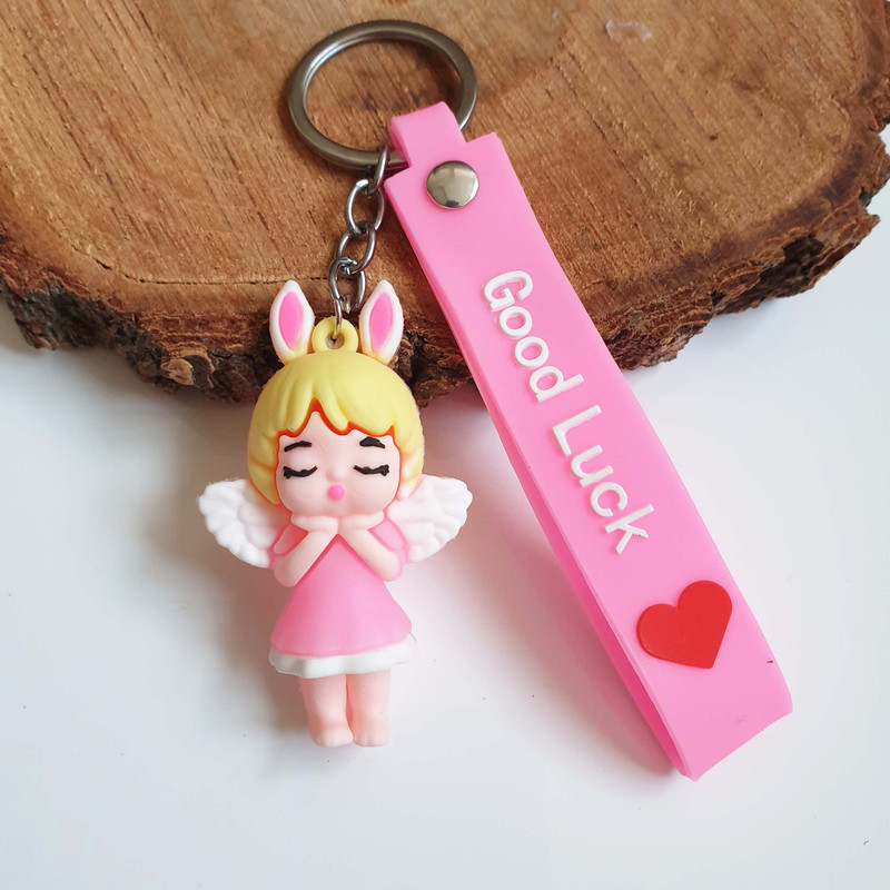 جاکلیدی مدل سیلیکونی طرح دختر فرشته کد DB21