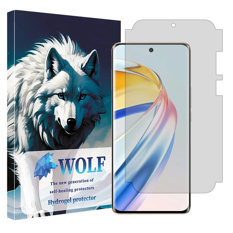 محافظ صفحه نمایش ولف مدل شفاف مناسب برای گوشی موبایل آنر X9b  