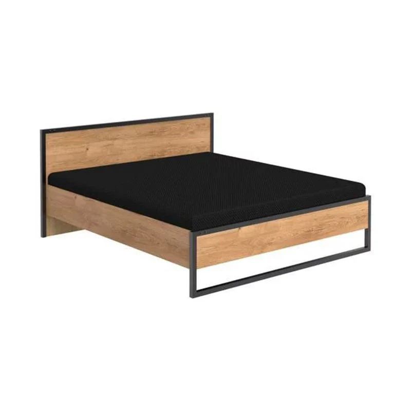 تخت‌خواب ام دی اف دو نفره هیراد مدل Z123-MDF سایز 190 * 210 سانتی‌متر 