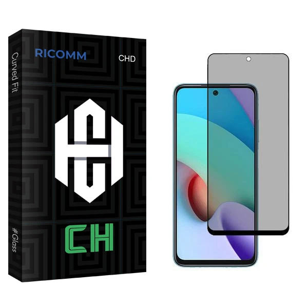 محافظ صفحه نمایش حریم شخصی ریکام مدل CH2 مناسب برای گوشی موبایل شیائومی Redmi 10 Prime
