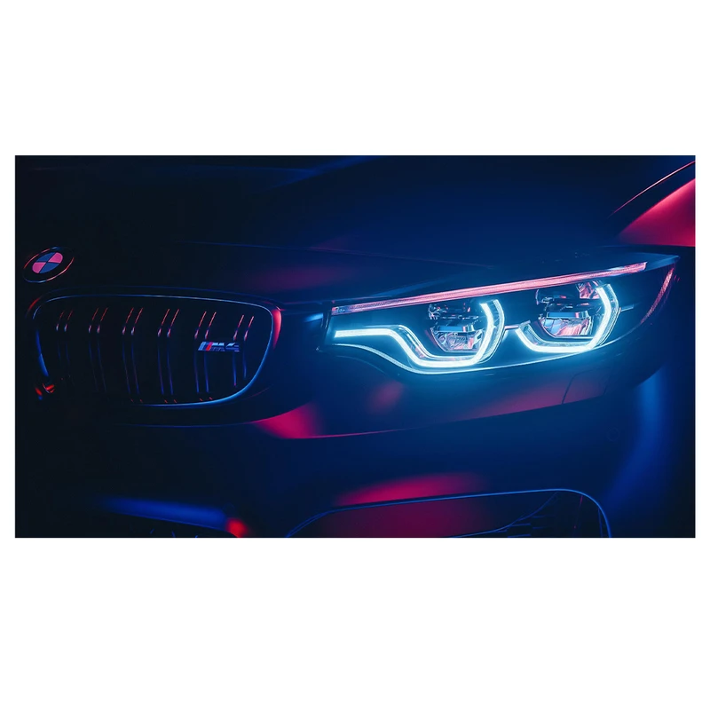 فرش پارچه‌ای مدل فرشینه طرح BMW مدل شیک کد AR3060249