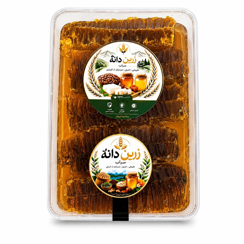 عسل طبیعی موم‌دار - 1000 گرم