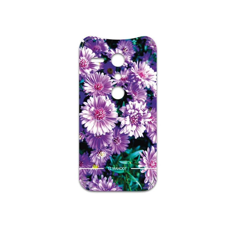 برچسب پوششی ماهوت مدل Purple-Flower مناسب برای گوشی موبایل موتورولا Moto G