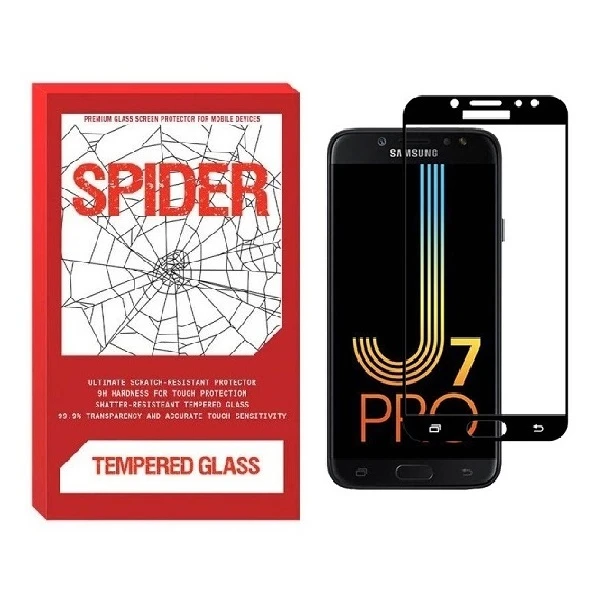 محافظ صفحه نمایش اسپایدر مدل FUL مناسب برای گوشی موبایل سامسونگ Galaxy J7 Pro