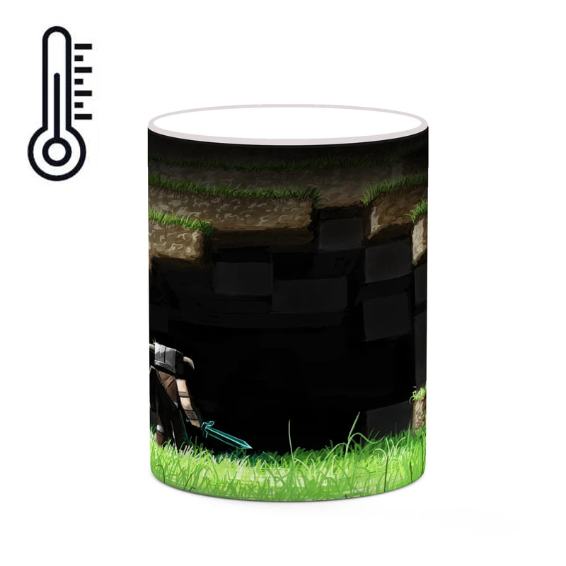 ماگ حرارتی کاکتی طرح ماینکرافت minecraft مدل mgh41525