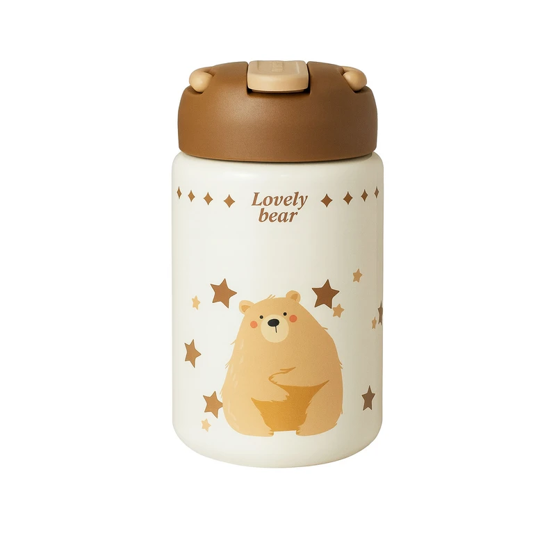 تراول ماگ اچ اس کاپ مدل H-BW-1471 طرح Lovely Bear گنجایش 0.36 لیتر