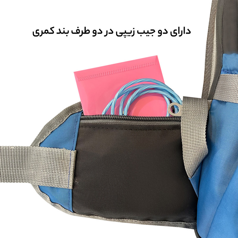 کوله پشتی کوهنوردی 65 لیتری مدل ضد آب طرح چکش کوهی 