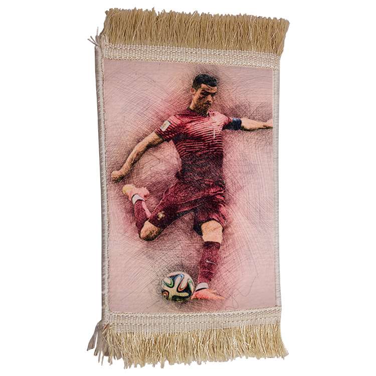 فرش ماشینی دیوارکوب مدل رونالدو کد 331