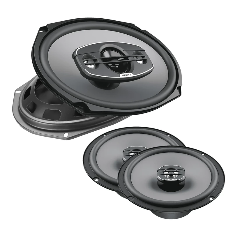 بلندگو پشت و جلو خودرو هرتز مدل X690-165 سایز 6.5-9*6 اینچ بسته 4 عددی