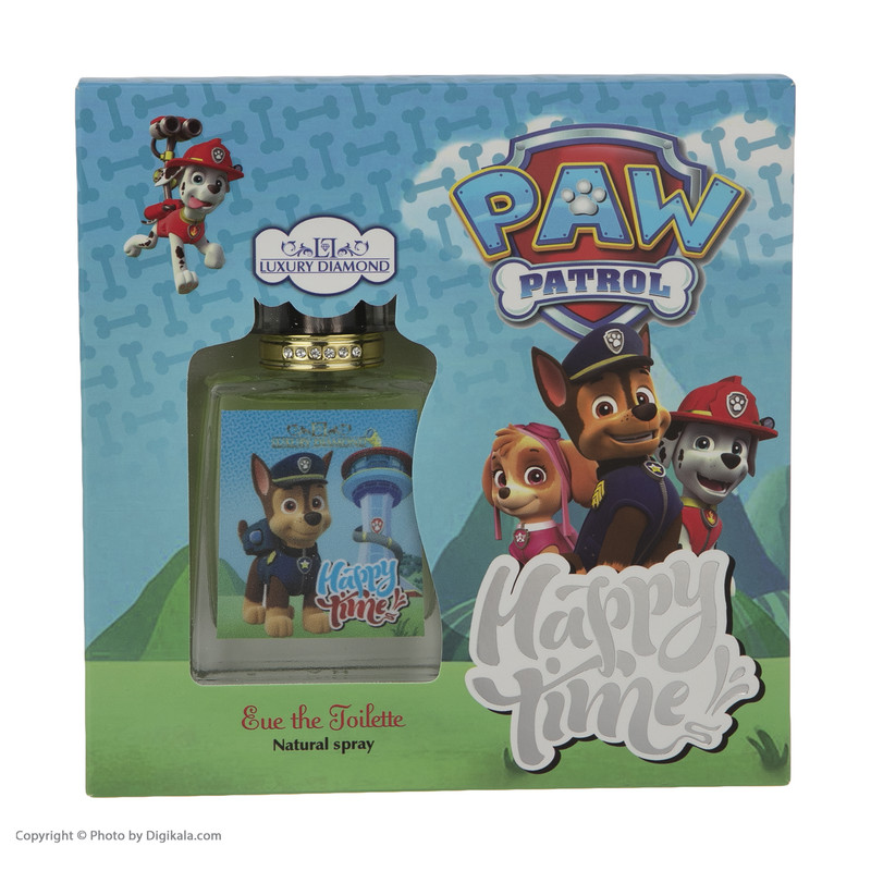 عطر کودک لاکچری دیاموند مدل Paw Patrol حجم 50 میلی لیتر