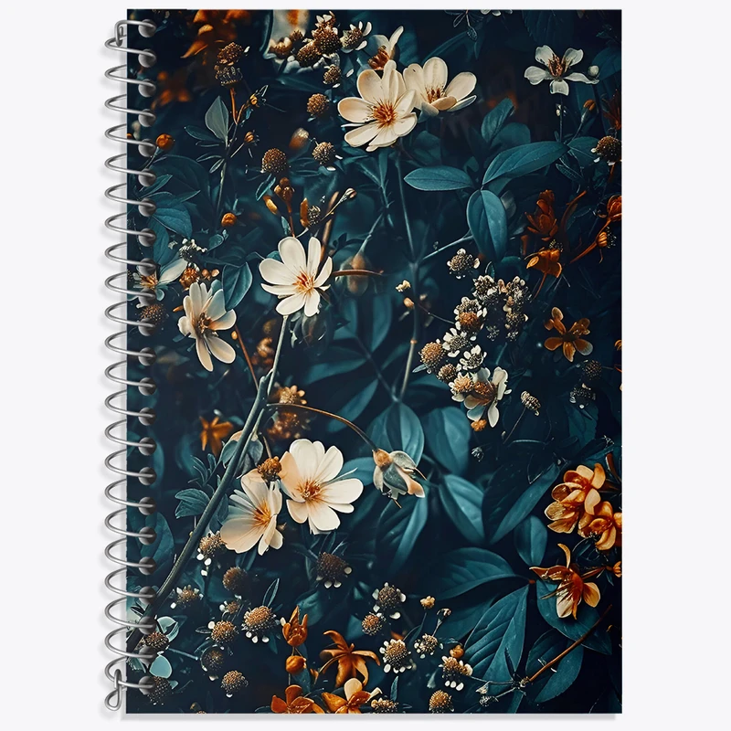 دفتر لغت 50 برگ خندالو طرح گل گلی کد N5309