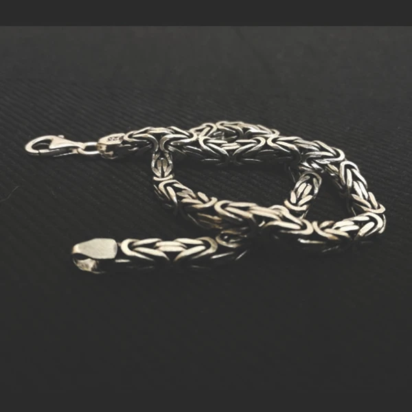 عکس شماره 10 : دستبند نقره مردانه مدل tbskraldas22