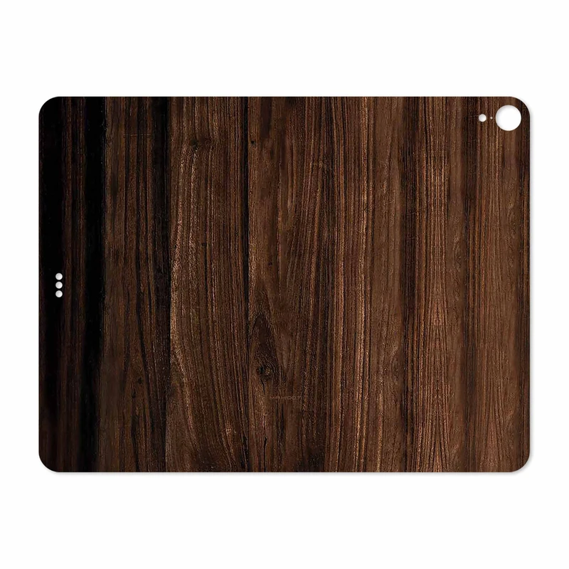 برچسب پوششی ماهوت مدل Dark Walnut Wood مناسب برای تبلت اپل iPad Pro 12.9 (GEN 3) 2018 A1983