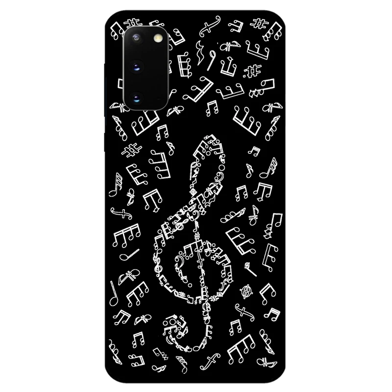 کاور مگافون طرح نوت موسیقی مدل 1370 مناسب برای گوشی موبایل سامسونگ Galaxy S20   