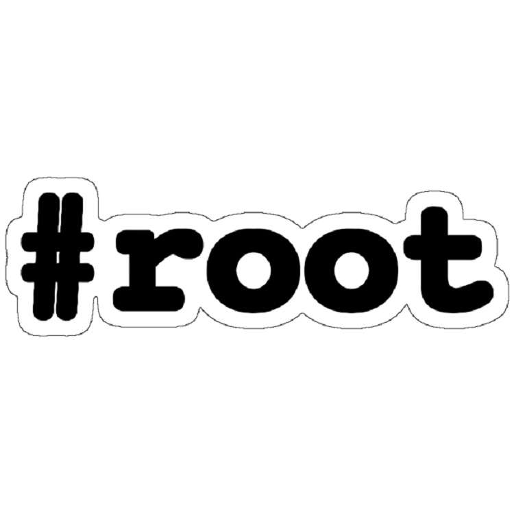 استیکر لپ تاپ مدل Root
