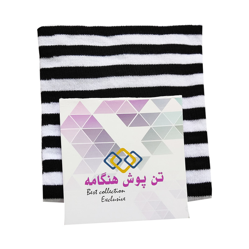 ساق دست زنانه تن پوش هنگامه مدل انگشتی راه راه