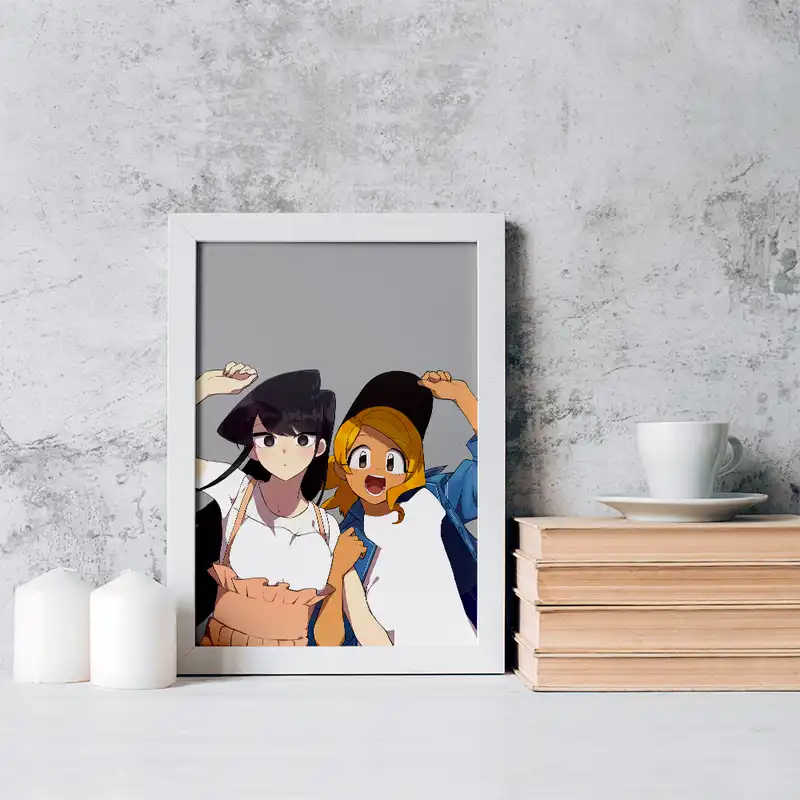 تابلو خندالو مدل مانباگی انیمه کومی سان کد 16089