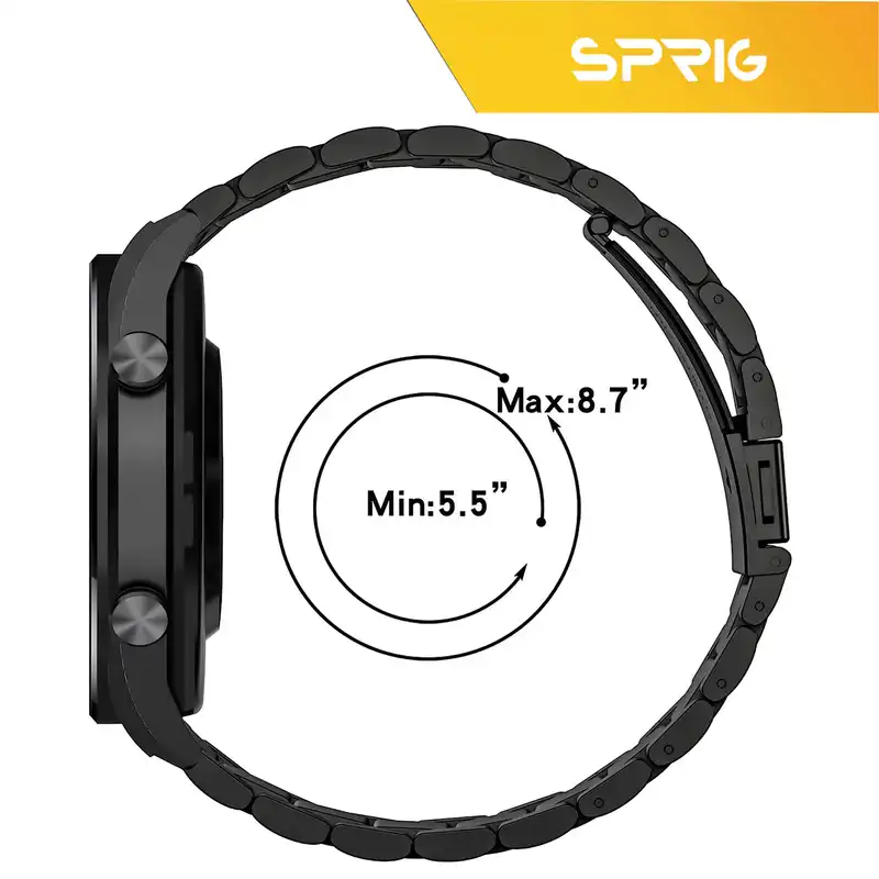 بند اسپریگ مدل 7Bid Luxury مناسب برای ساعت هوشمند سامسونگ Galaxy Watch 5 40mm / Watch 5 44mm / Watch 5 pro 45mm