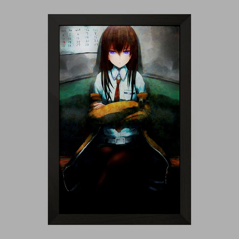 تابلو خندالو مدل کوریسو ماکیسه انیمه اشتاینز گیت  کد 17492