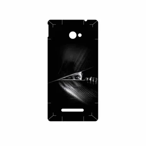 MAHOOT Black Portrait Cover Sticker for HTC 8X