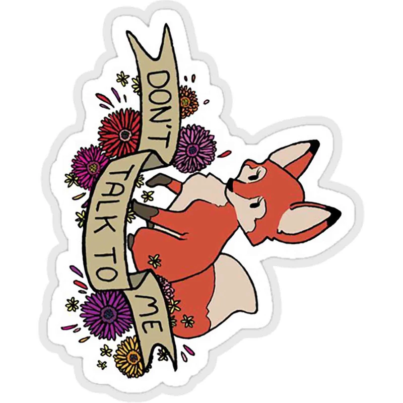 استیکر لپ تاپ طرح do not talk to me کد ST511