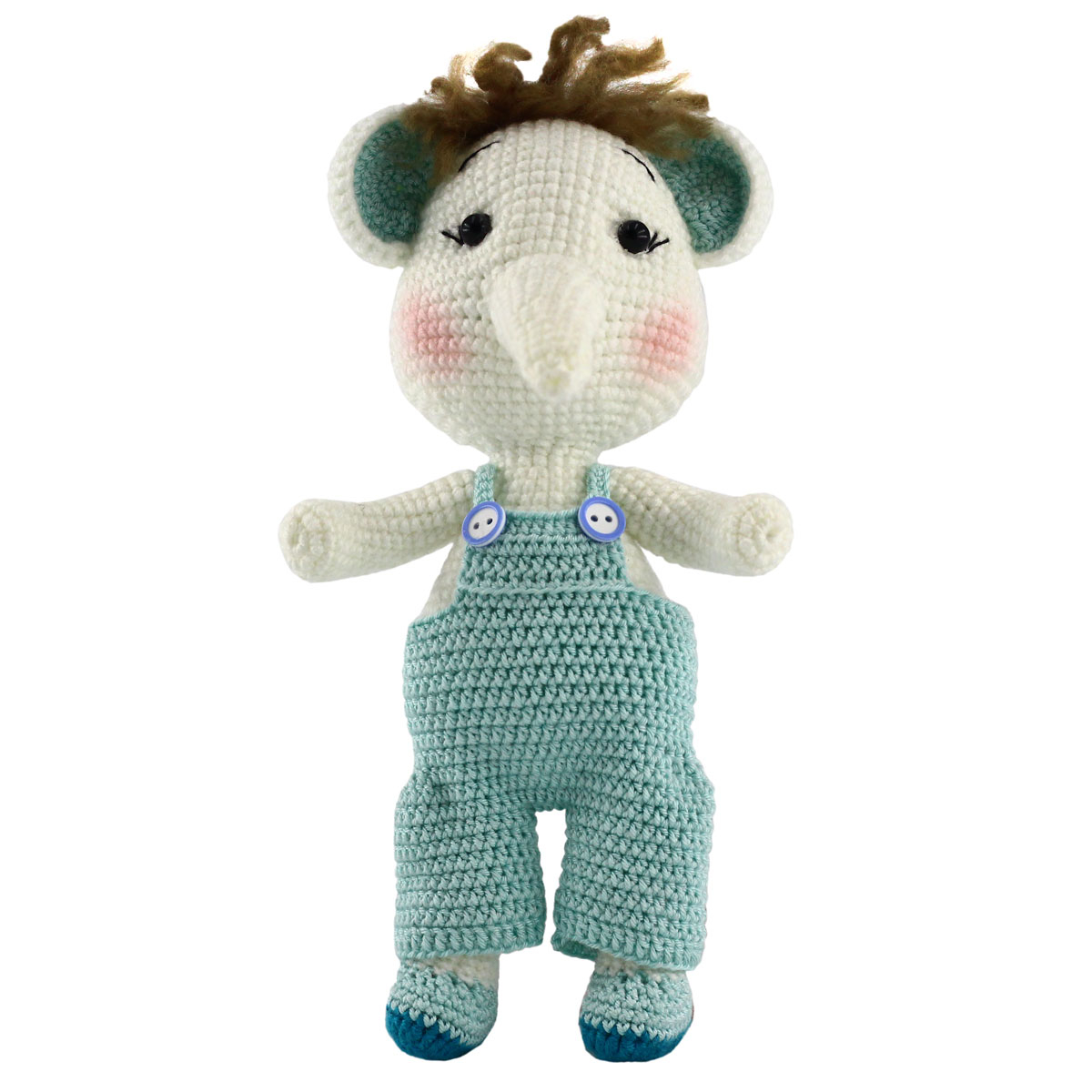 عروسک بافتنی مدل فیل پسر کد 3004