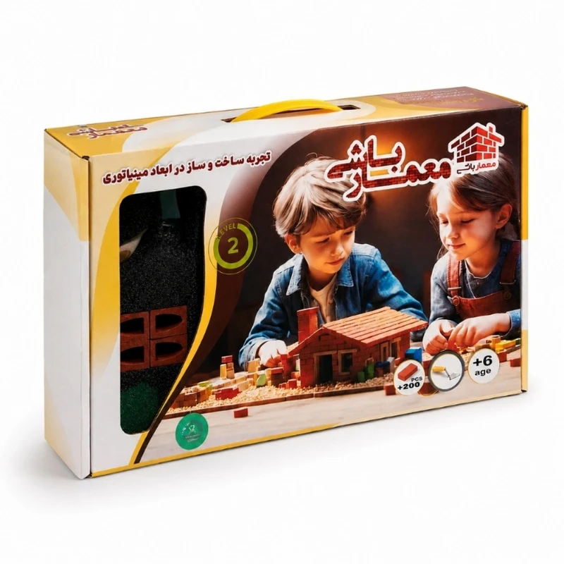 ساختنی 218 تکه معمارباشی مدل کلبه