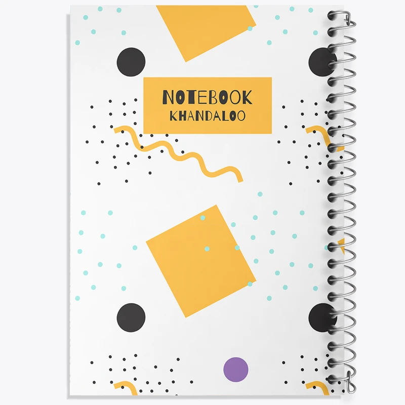 دفتر شطرنجی 50 برگ خندالو مدل فانتزی کد N1325