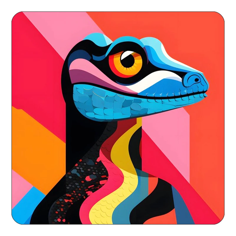 مگنت کاکتی طرح حیوانات رنگی مدل mp25337