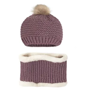 ست کلاه و شال گردن بچگانه مدل رینگی توخز