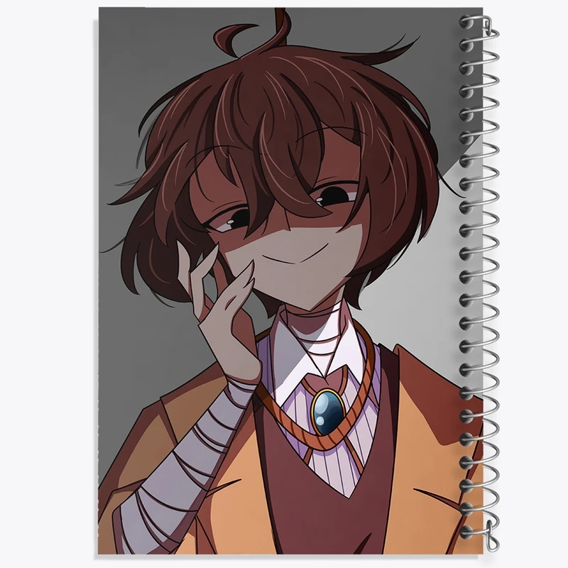 دفتر مشق 50 برگ خندالو طرح دازای انیمه سگ های ولگرد بانگو کد F2472