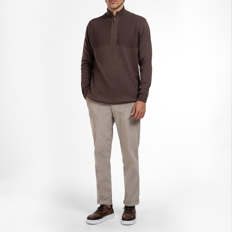 پلیور یقه ایستاده مردانه ام کی مدل 90022